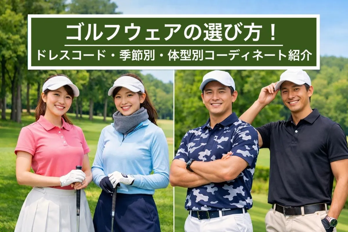 ゴルフウェアの選び方!ドレスコード・季節別・体型別コーディネート紹介